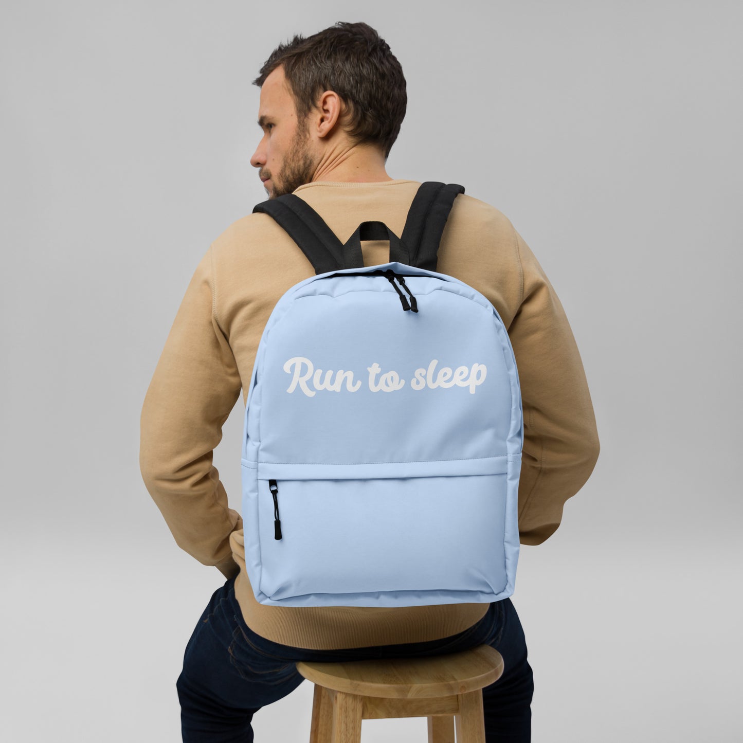 "Run to sleep" backpack