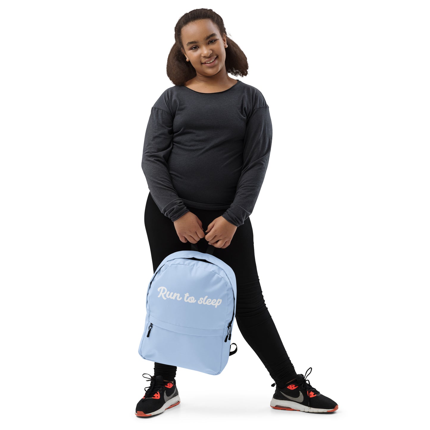 "Run to sleep" backpack