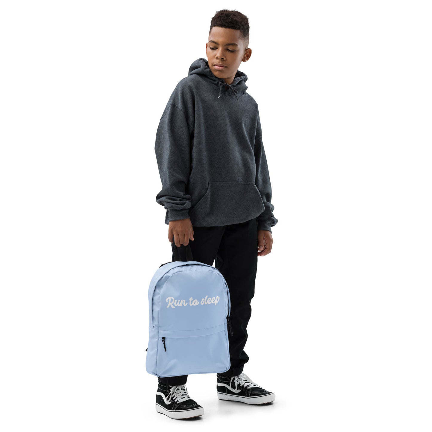 "Run to sleep" backpack