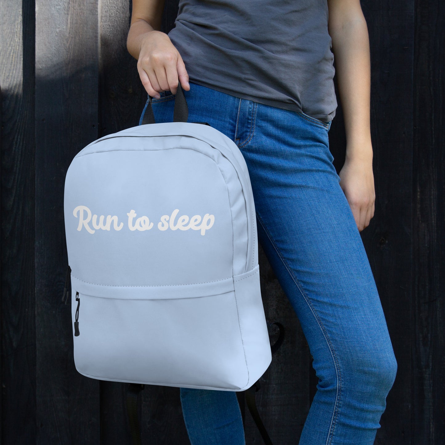 "Run to sleep" backpack