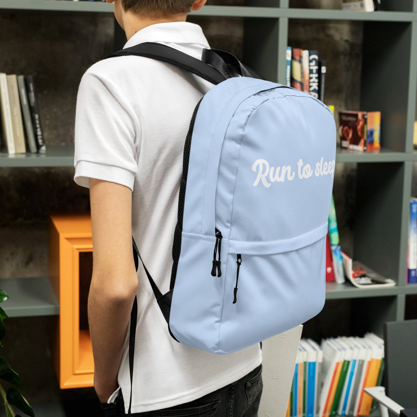 "Run to sleep" backpack