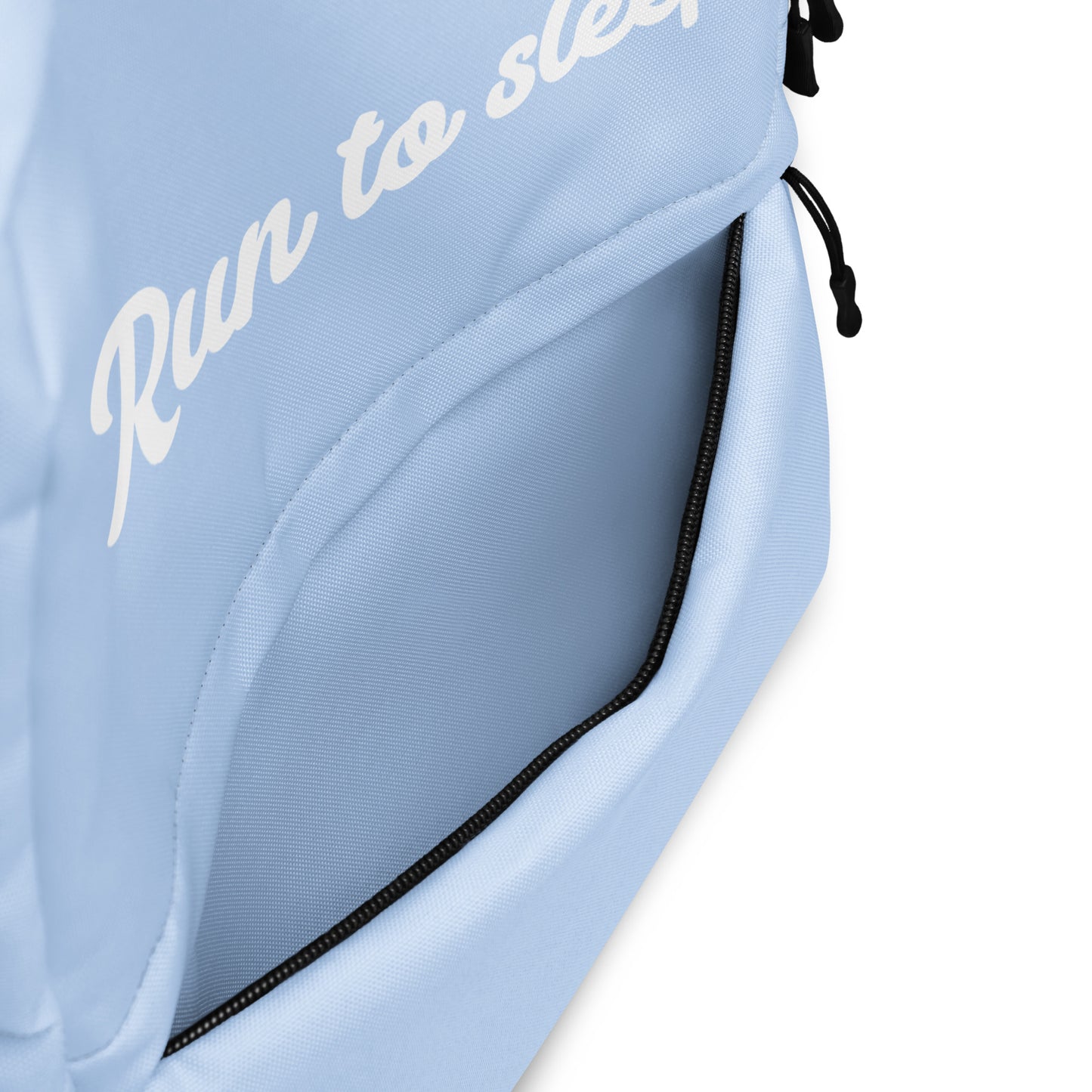 "Run to sleep" backpack
