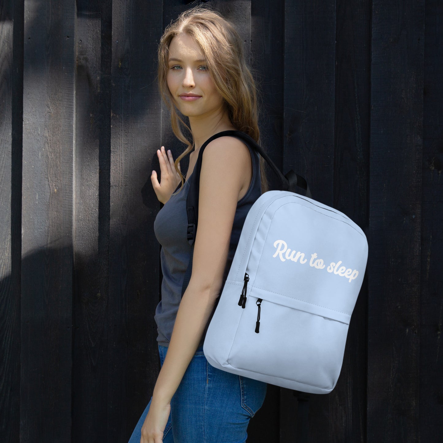 "Run to sleep" backpack