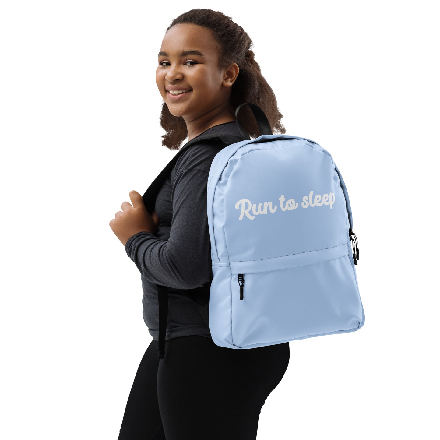 "Run to sleep" backpack