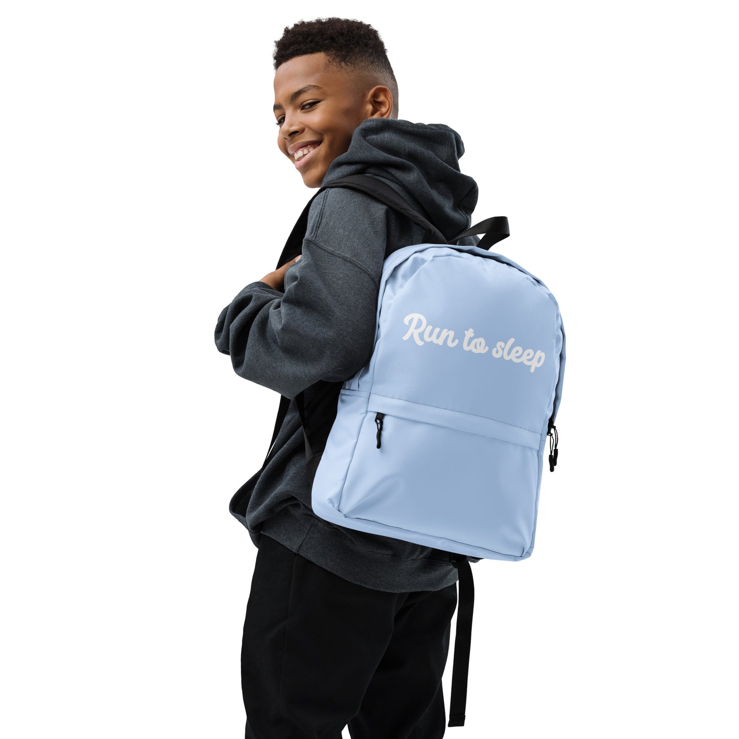 "Run to sleep" backpack