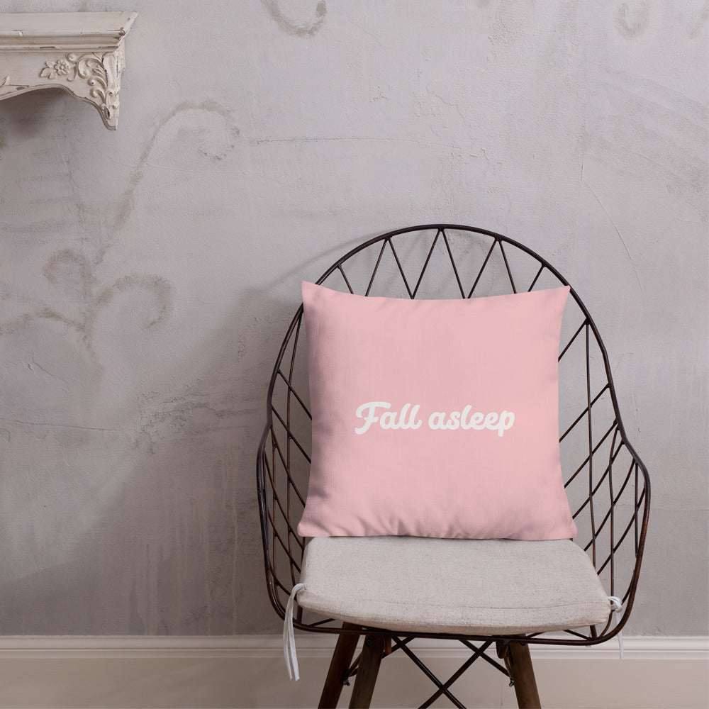 Fall asleep premium pillow - pink