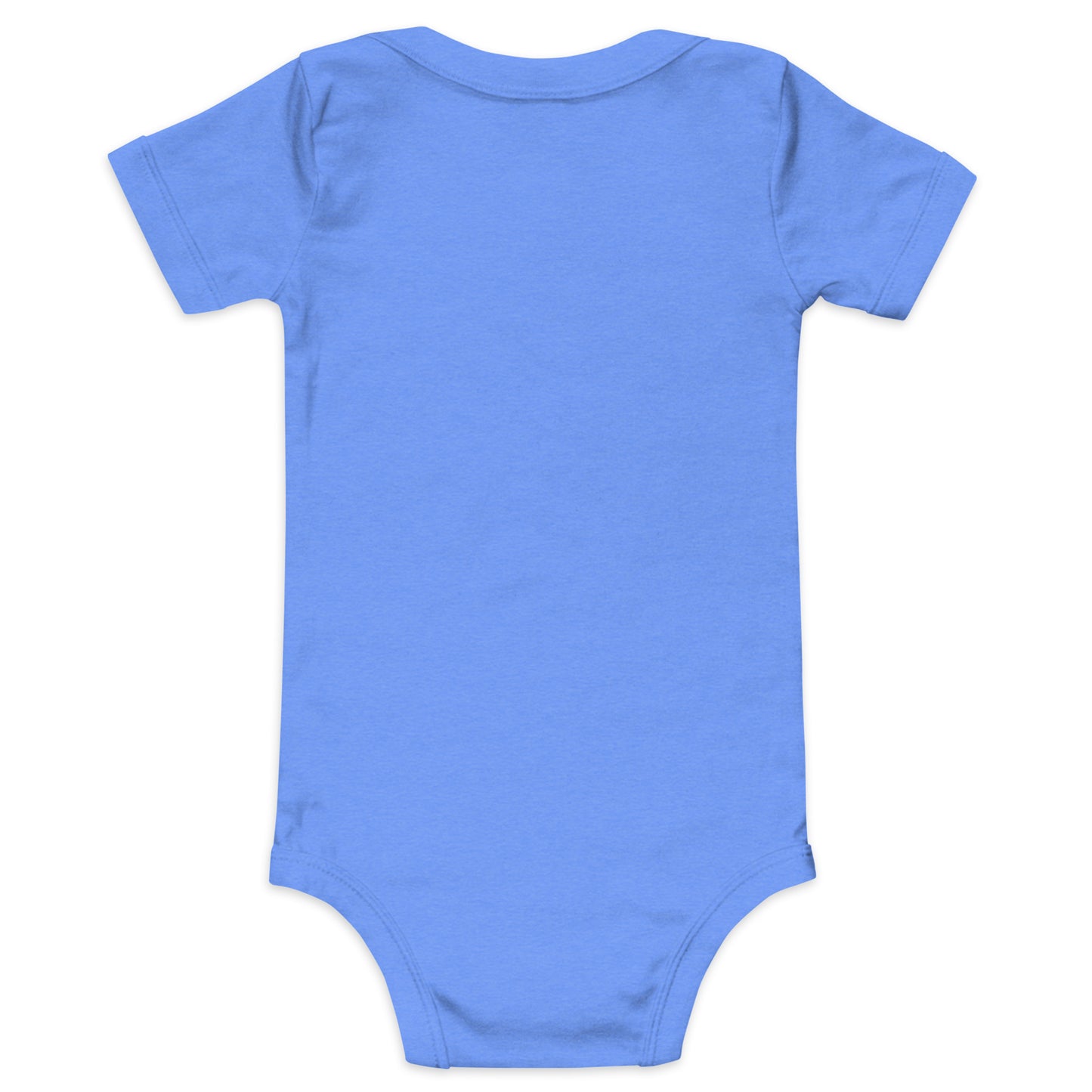 "Big yawn" embroidered baby short-sleeve