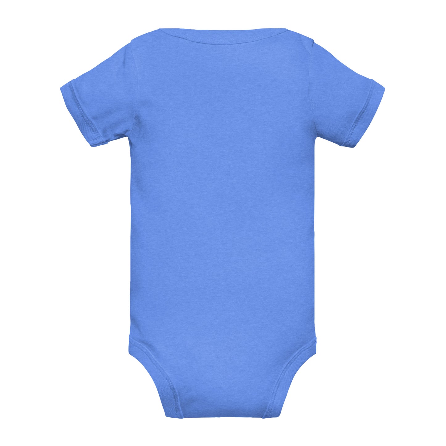 "Big yawn" embroidered baby short-sleeve