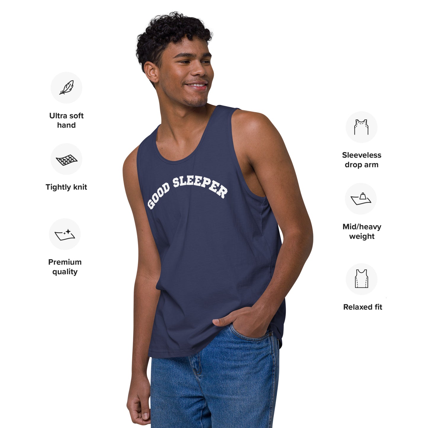 Night affirmation tank top