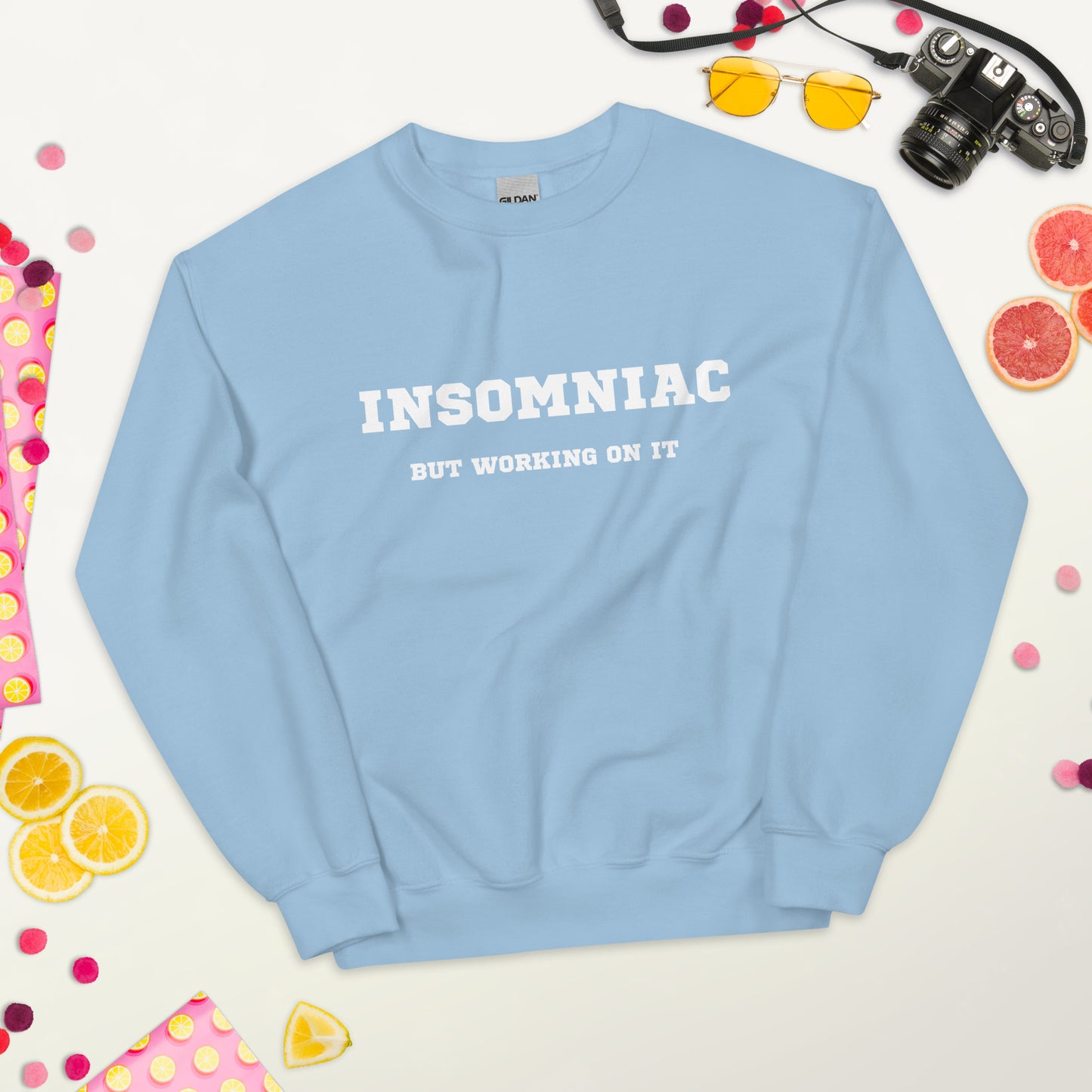 Insomniac crewneck - blue