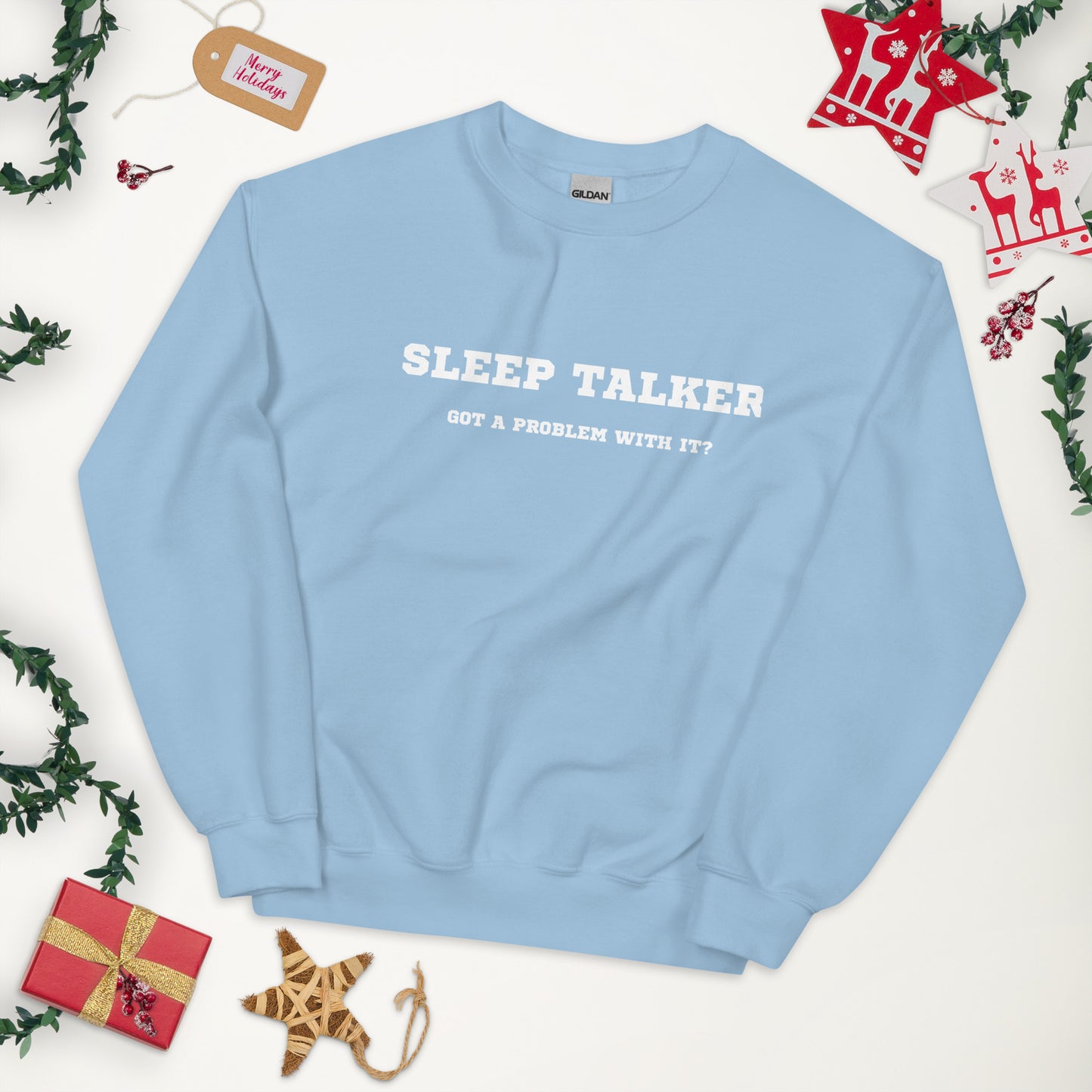 Sleep talker crewneck - blue