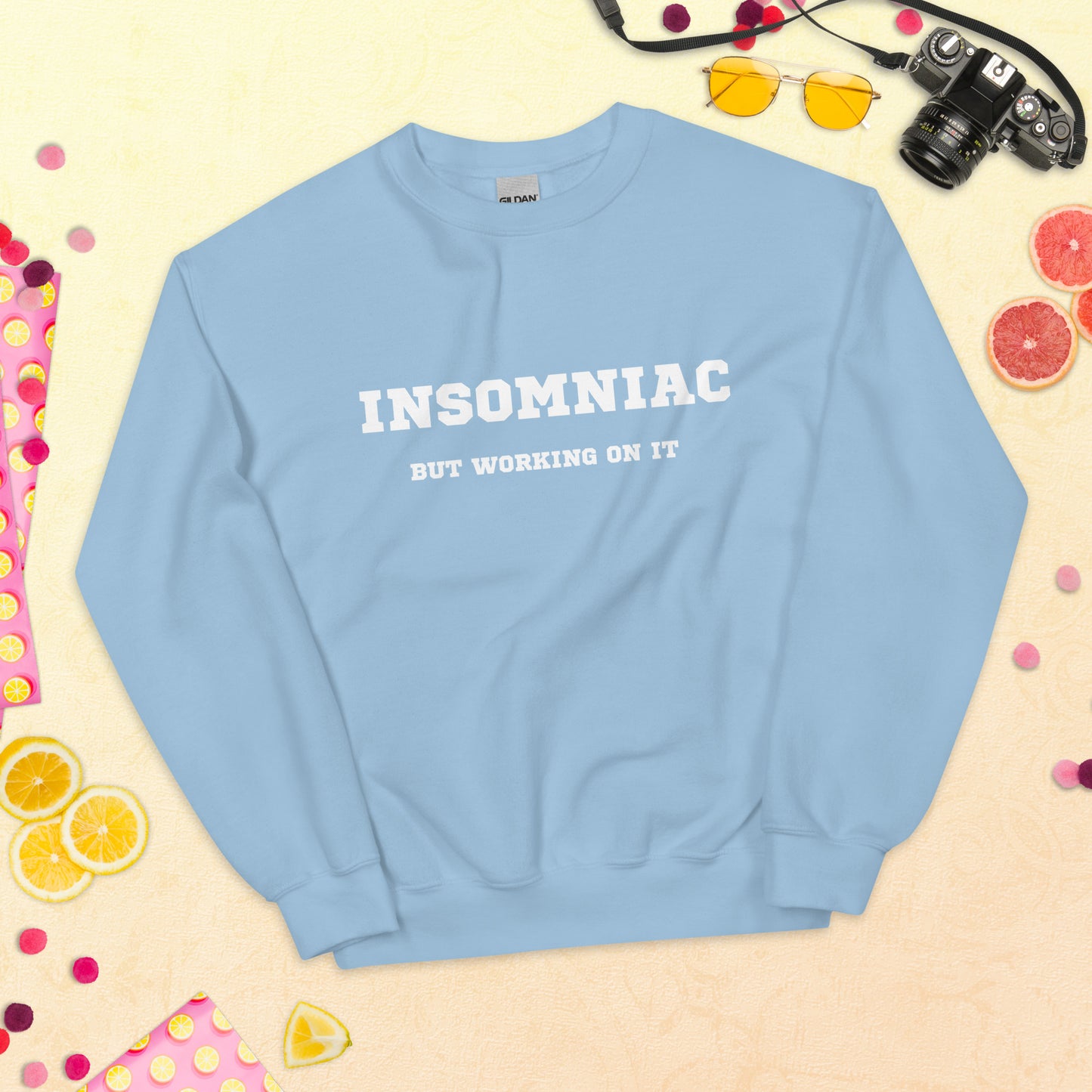 Insomniac crewneck - blue