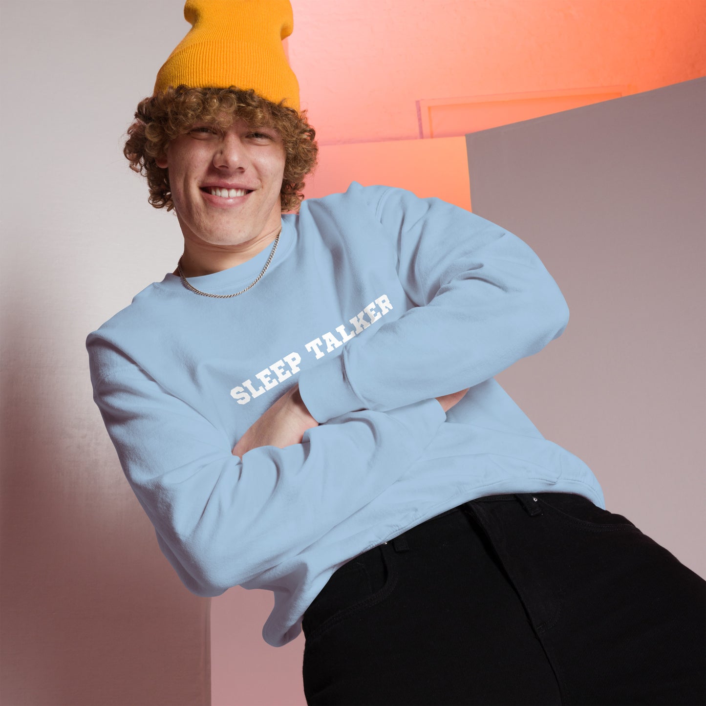 Sleep talker crewneck - blue