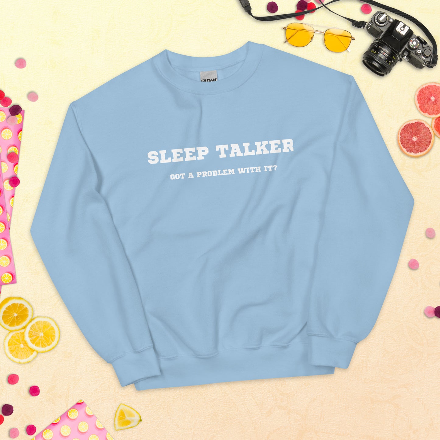 Sleep talker crewneck - blue