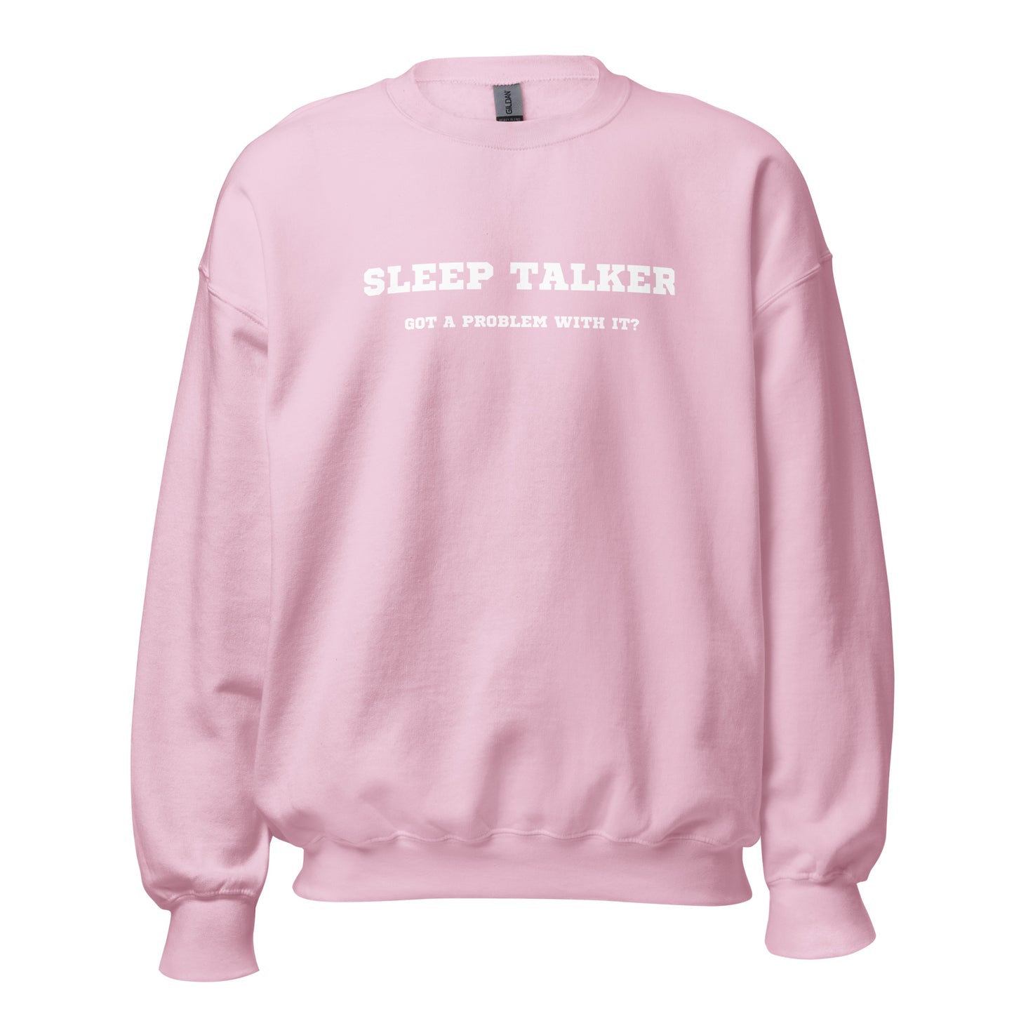 Sleep talker crewneck pink