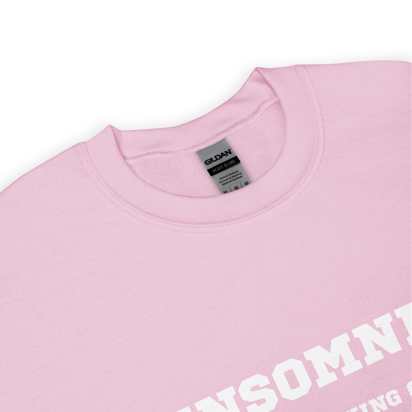 Insomniac but working on it - pale pink