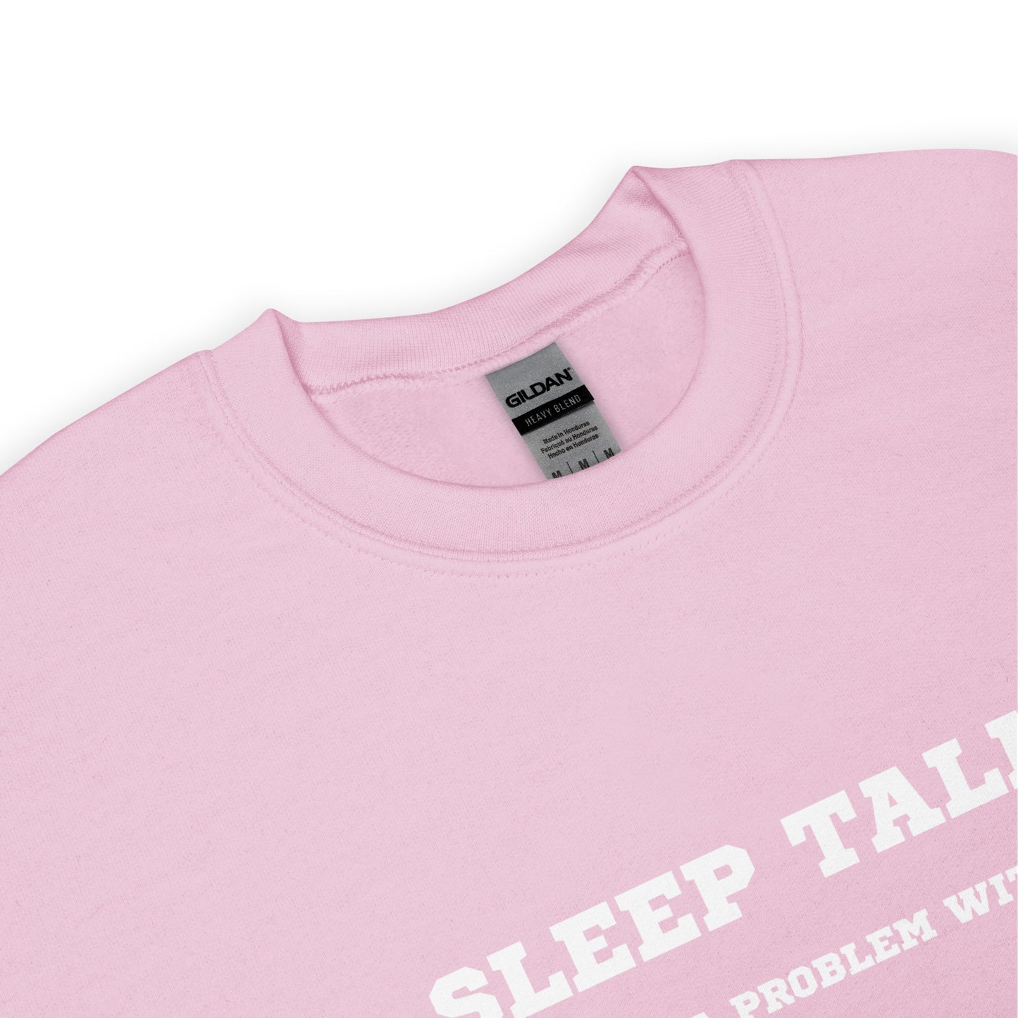 Sleep talker crewneck pink