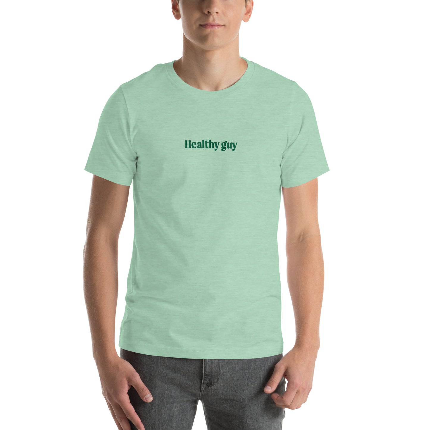Healthy guy embroidered t-shirt