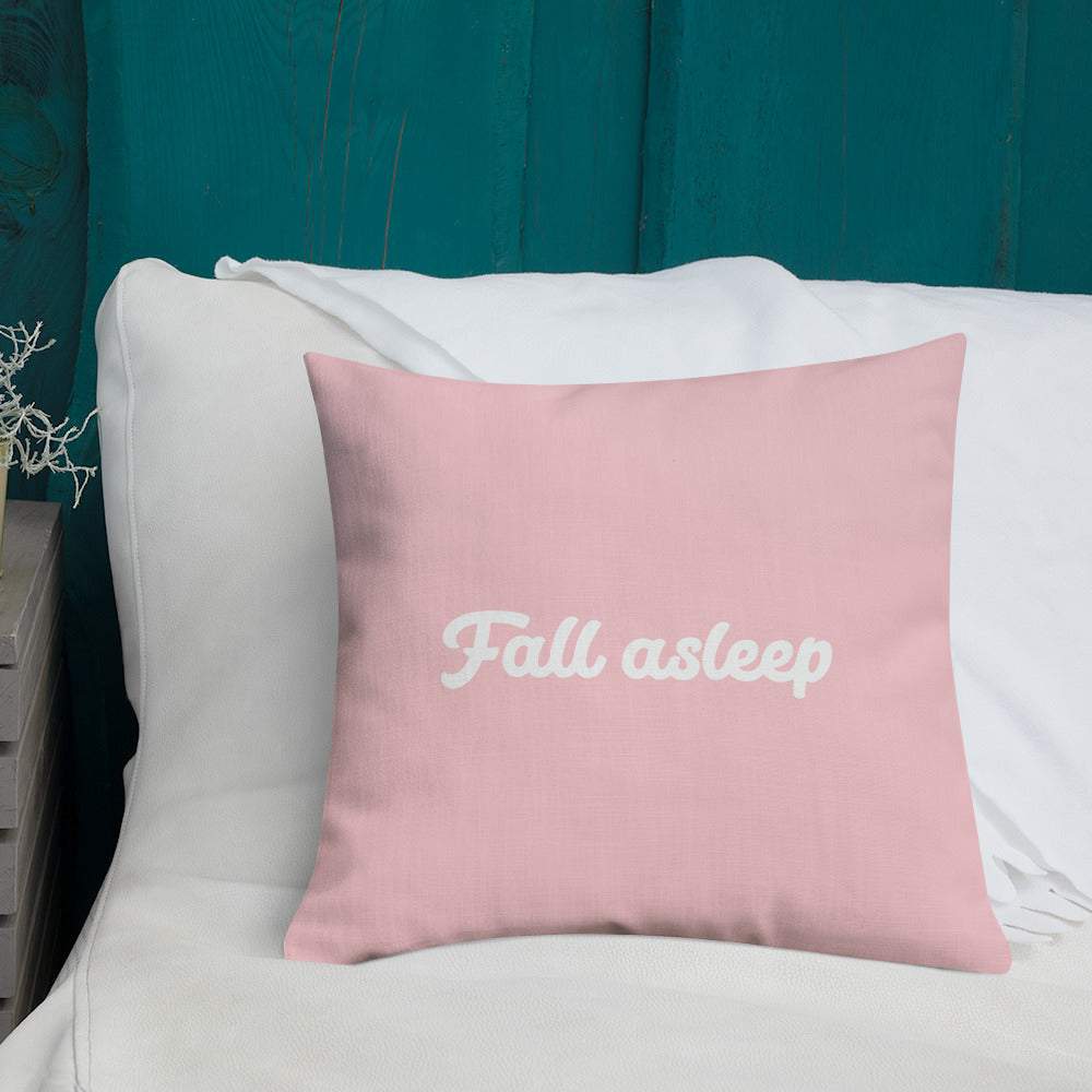 Fall asleep premium pillow - pink