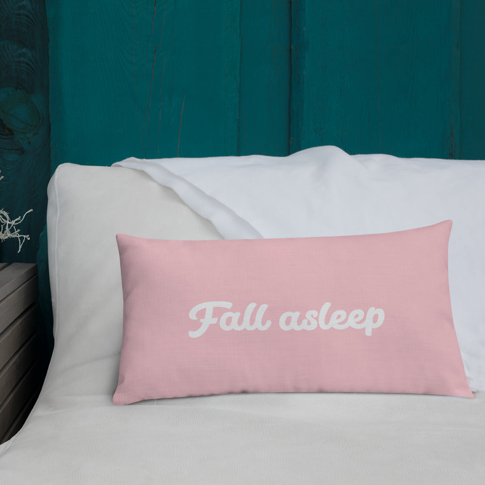 Fall asleep premium pillow - pink