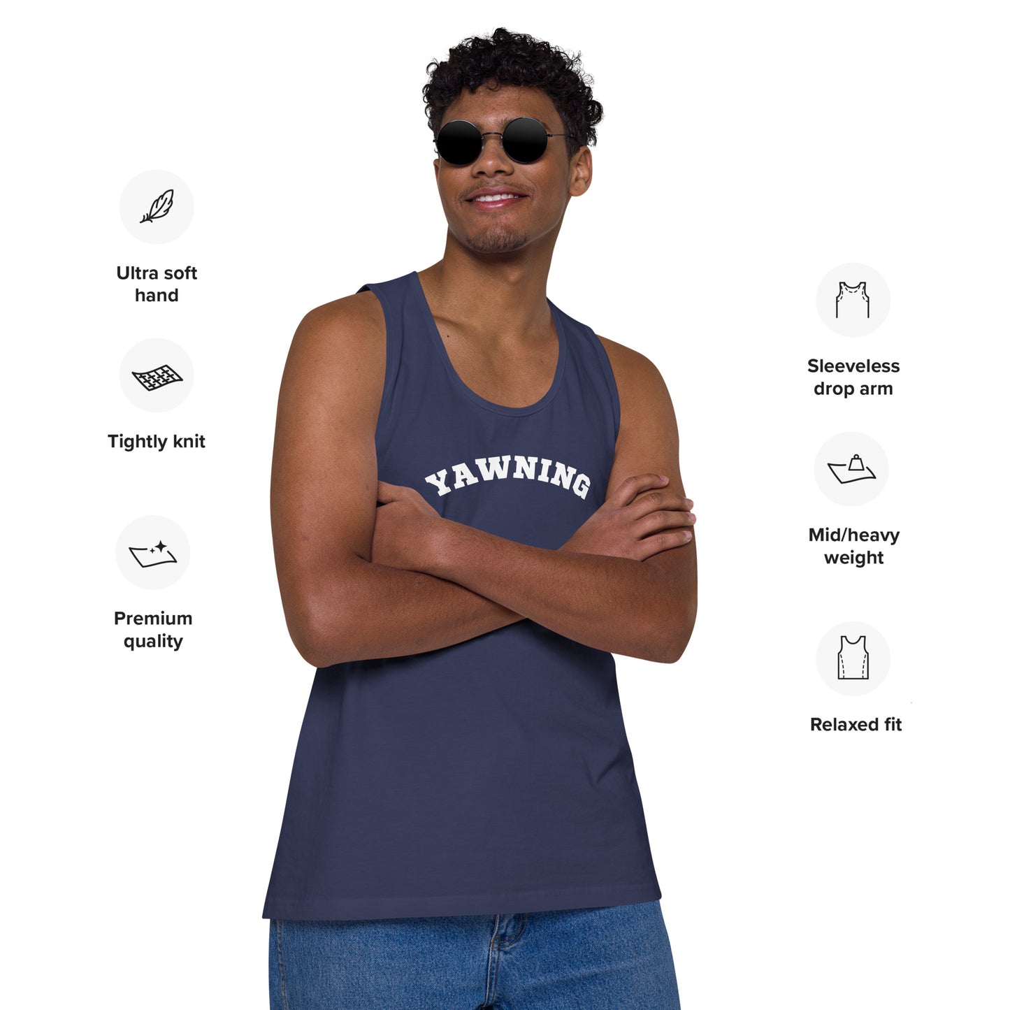 Yawning tank top