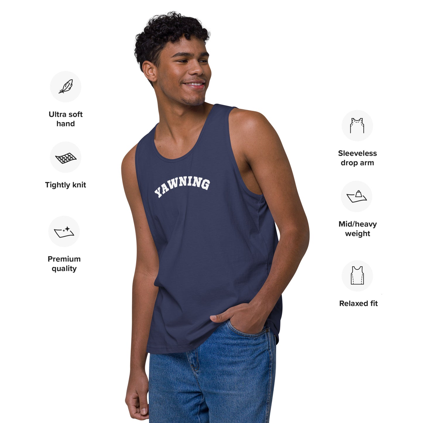 Yawning tank top