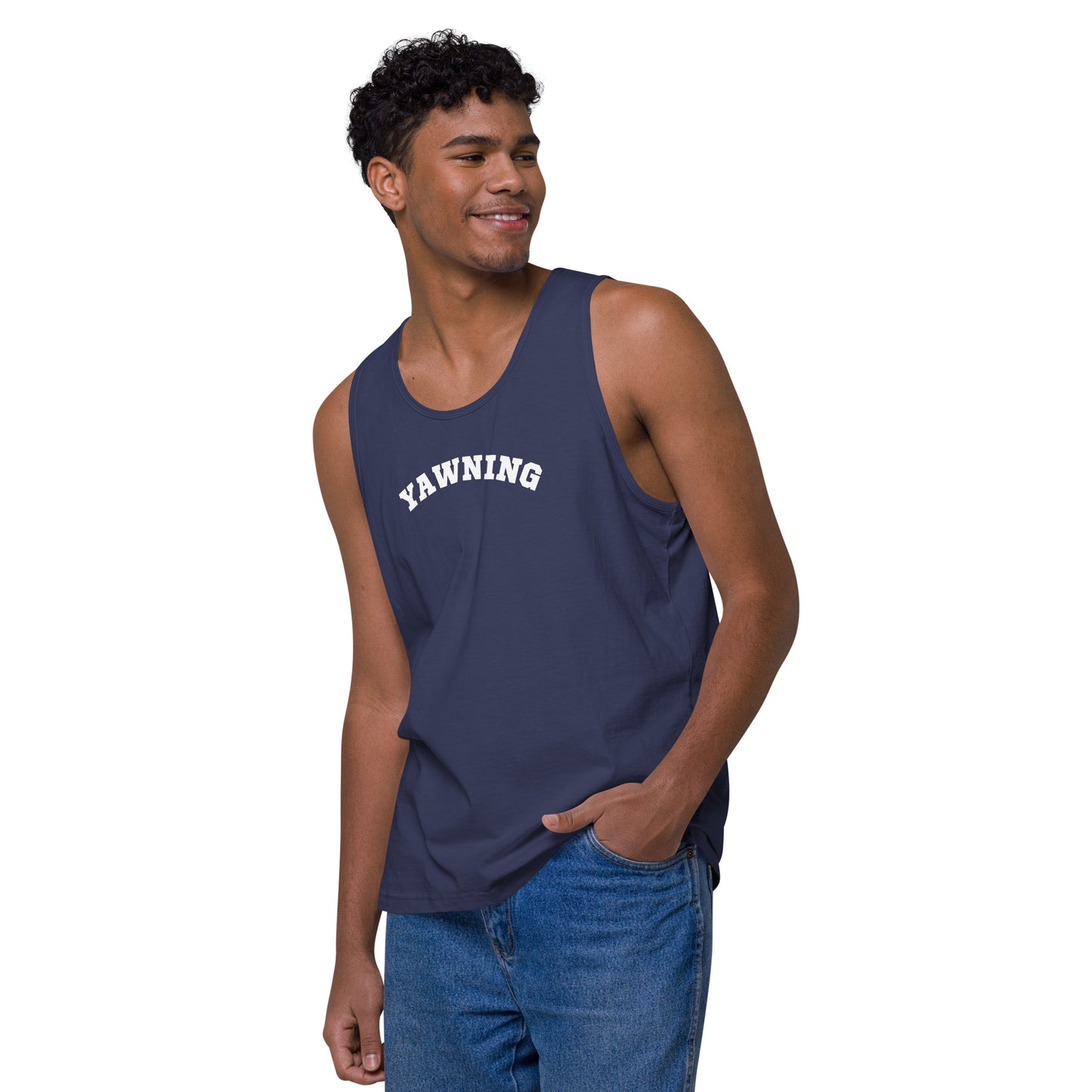 Yawning tank top