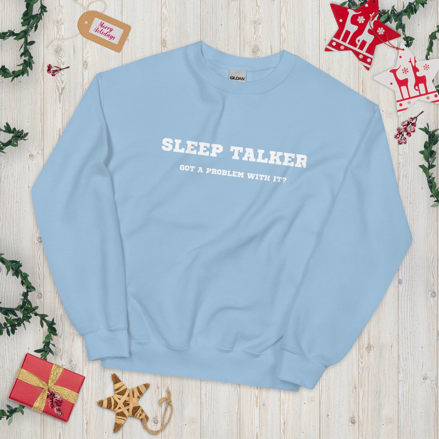 Sleep talker crewneck - blue